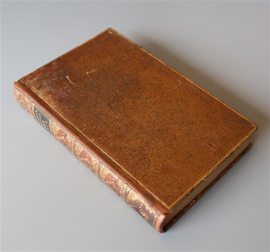 Doblado, Don Leucadio - Letters from Spain, 8vo, calf with renewed end papers, Henry Colburn & Co, London 1822